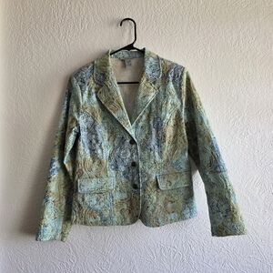 Chic Multicolor Women's Blazer